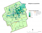 Figure 1.6.3: Indigenous population by dissemination area